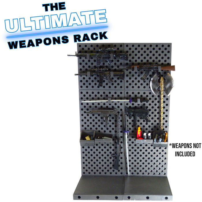 Super Action Stuff The Ultimate Weapons Rack Accessory Set - Collectables > Action Figures > toys -  HAPPYCAT INDUSTRIES