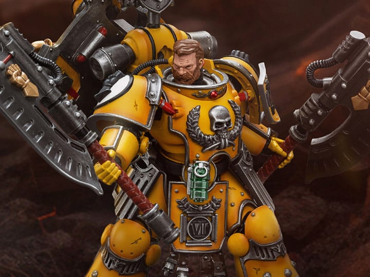 Figurine Warhammer 30k - Fafnir Rann Imperial Fists - Peinte Et Assemblée