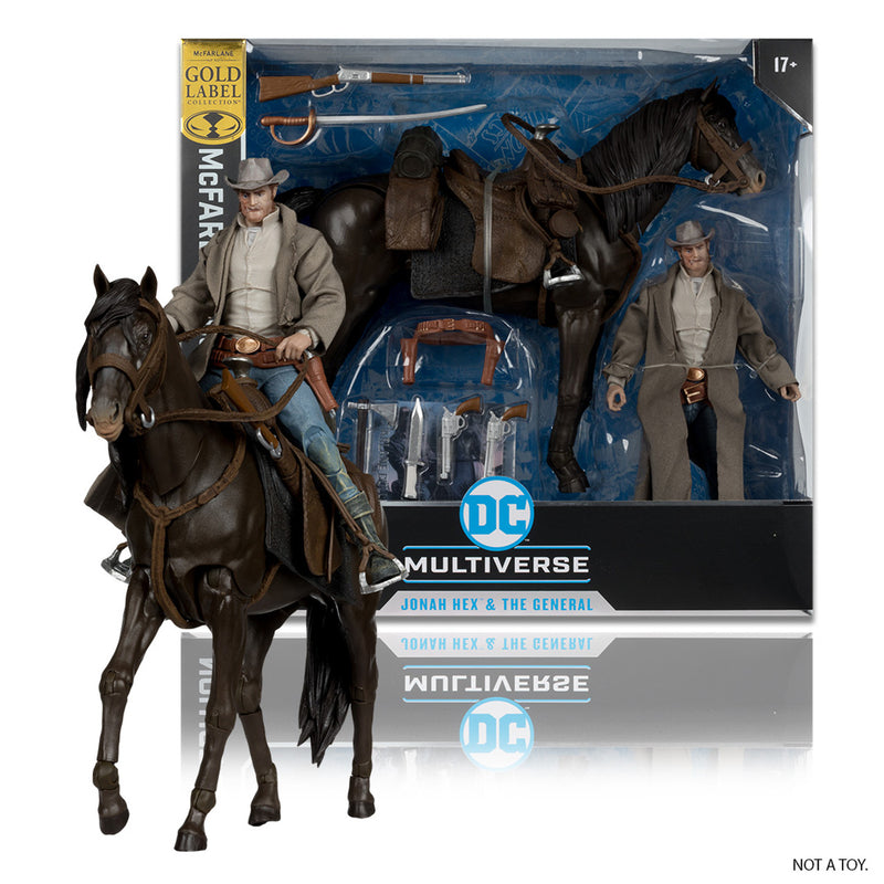 Jonah Hex & The General (All-Star Western) 7 - Exclusive Gold Label 2-Pack Figure - Collectables > Action Figures > toys -  McFarlane Toys