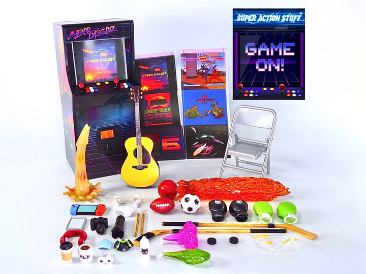 Game On! Super Action Stuff - Set A - Cyber Dagger Action Figure Accessory Set