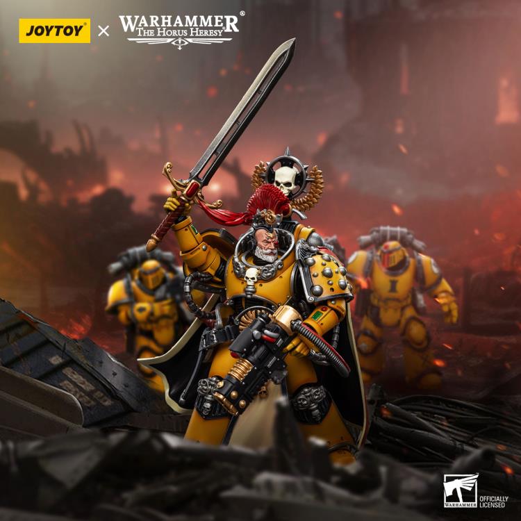 Warhammer 40K - The Horus Heresy - Imperial Fists  -  Legion Praetor with Power Sword - Collectables > Action Figures > toys -  Joy Toy