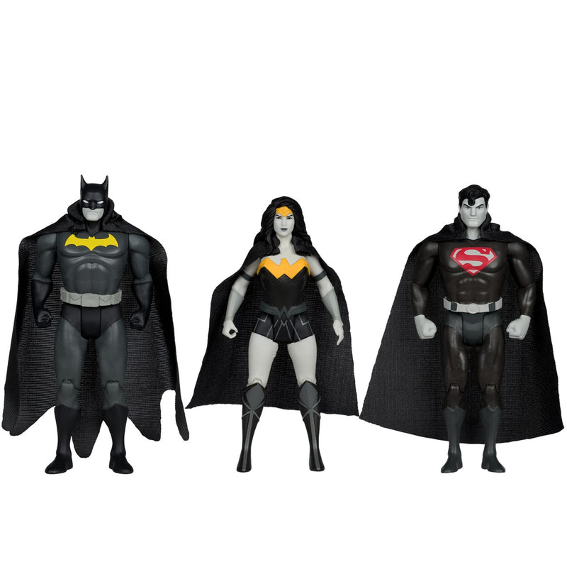 DC Super Powers Batman, Superman & Wonder Woman Black & White Accent Edition Gold - 3 Pack - SDCC - Collectables > Action Figures > toys -  McFarlane Toys