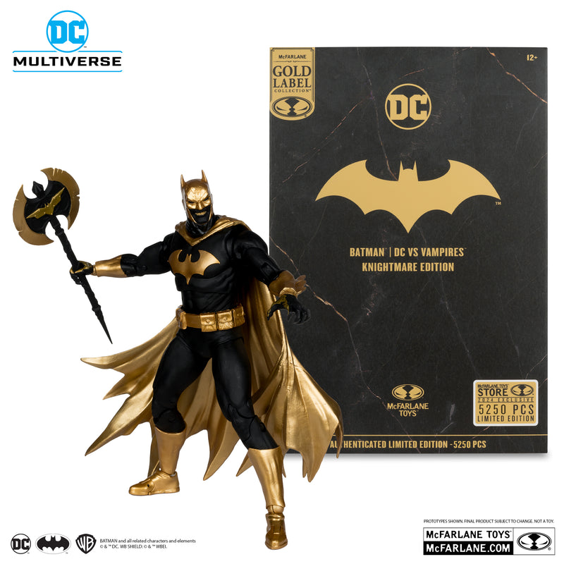 DC Multiverse - Batman (DC vs Vampires) Knightmare - Exclusive Gold Label - Collectables > Action Figures > toys -  McFarlane Toys
