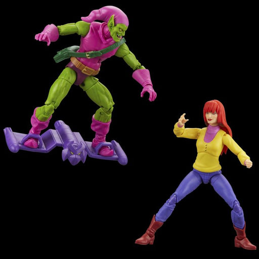 Spider-Man Marvel Legends Mary Jane & Green Goblin Exclusive Two-Pack - Collectables > Action Figures > toys -  Hasbro