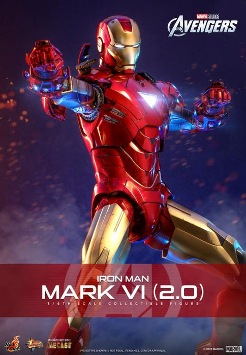 The Avengers MMS687 D52 Iron Man Mark VI (Ver 2.0) 1/6th Scale Collectible Figure