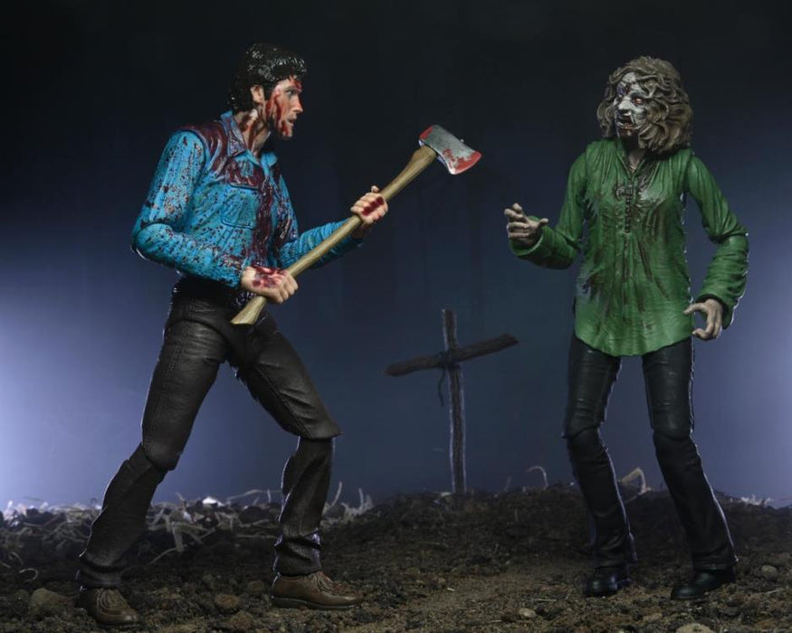 Evil Dead Ultimate Bloody Ash & Cheryl Williams Action Figure Two-Pack (preorder Q4)