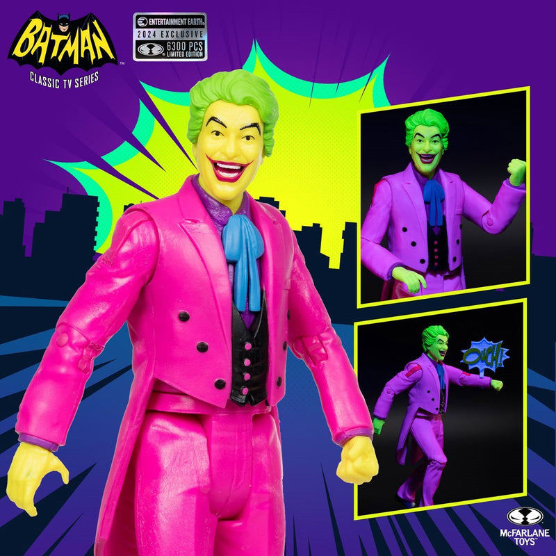 DC Multiverse The Joker (Gold Label - Black Light - Batman: Classic TV Series) - exclusive - Collectables > Action Figures > toys -  McFarlane Toys