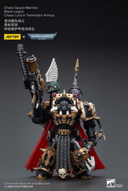 Warhammer 40K - Chaos Space Marines - Black Legion - Chaos Lord in Terminator Armor - Collectables > Action Figures > toys -  Joy Toy