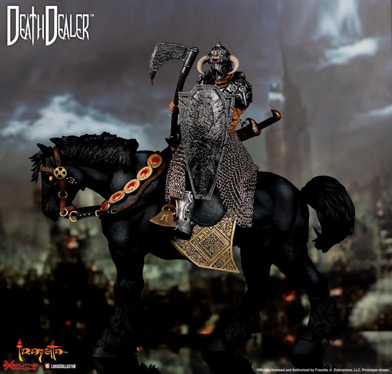 Frank Frazetta's Death Dealer & Steed 1/12 Scale Limited Edition Action Figure Set (preorder Q2 2025) - Collectables > Action Figures > toys -  EXECUTIVE REPLICAS