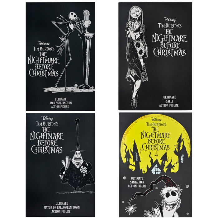 The Nightmare Before Christmas Ultimate Set of 4 Action Figures -  -  Neca