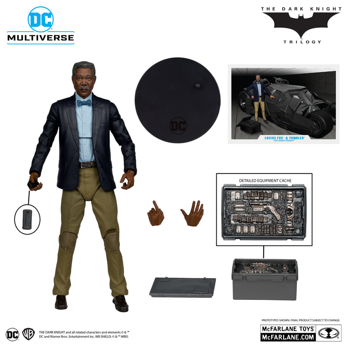LUCIUS FOX & TUMBLER (THE DARK KNIGHT) GOLD LABEL - Collectables > Action Figures > toys -  McFarlane Toys