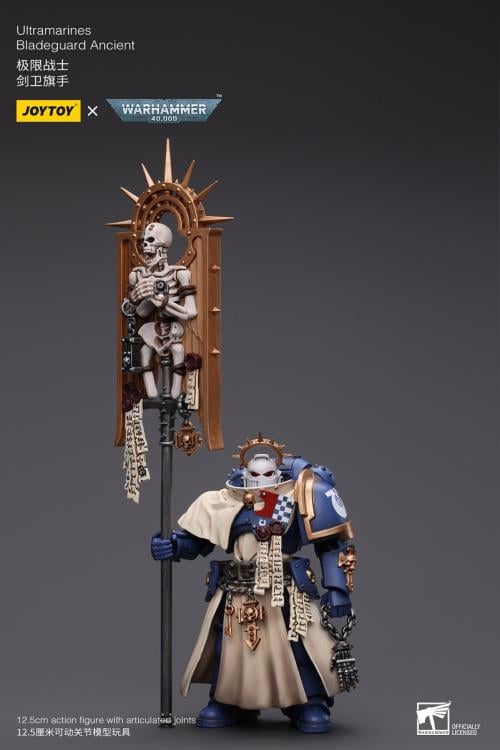 Warhammer 40K - Ultramarines - Bladeguard Ancient 1/18 Scale Action Figure - Collectables > Action Figures > toys -  Joy Toy