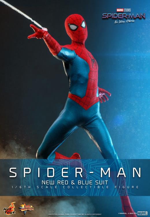 Spider-Man: No Way Home MMS679 Spider-Man (New Red and Blue Suit) 1/6th Scale Collectible Figure - Collectables > Action Figures > toy -  Hot Toys