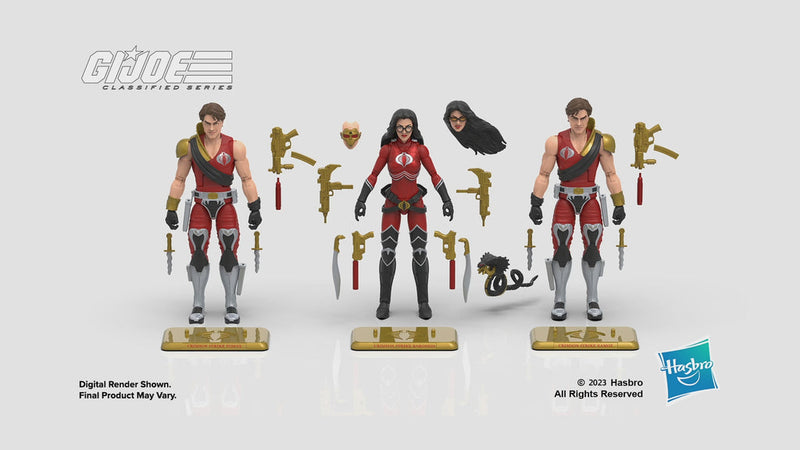 G.I. Joe Classified Series Crimson Strike Team: Baroness, Tomax, & Xamot, 82 - Collectables > Action Figures > toys -  Hasbro