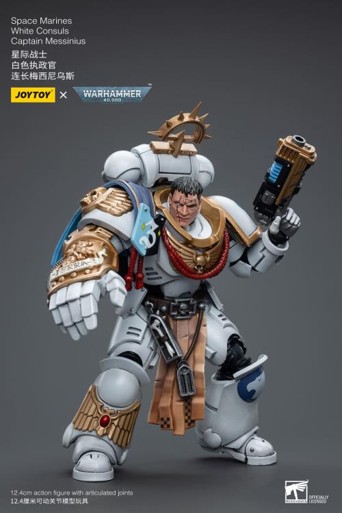 Warhammer 40k - Space Marines White Consuls -  Captain Messinius - Collectables > Action Figures > toys -  Joy Toy