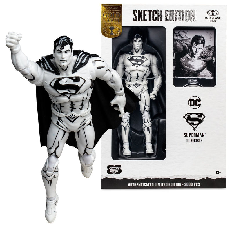 DC Superman Rebirth Sketch 7-In Figure - Exclusive - Collectables > Action Figures > toys -  McFarlane Toys
