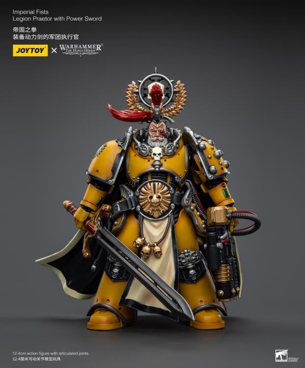 Warhammer 40K - The Horus Heresy - Imperial Fists  -  Legion Praetor with Power Sword - Collectables > Action Figures > toys -  Joy Toy