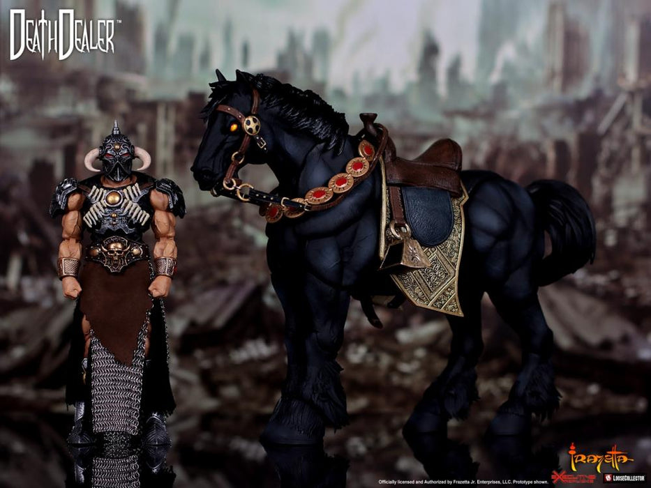 Frank Frazetta's Death Dealer & Steed 1/12 Scale Limited Edition Action Figure Set (preorder Q2 2025) - Collectables > Action Figures > toys -  EXECUTIVE REPLICAS