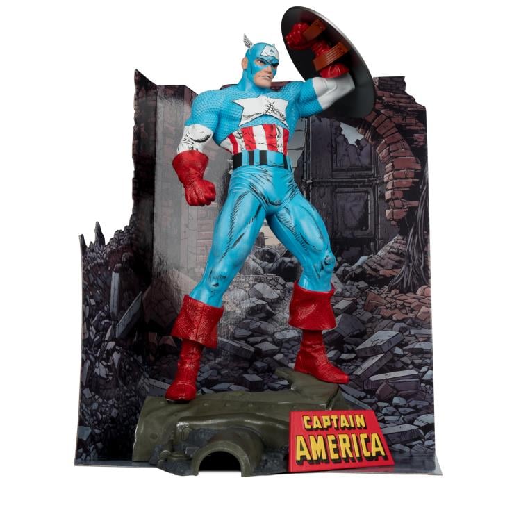 Marvel Comics Captain America (The Amazing Spider-Man #323) 1/6 Scale - Statue - Collectables > Action Figures > toys -  McFarlane Toys