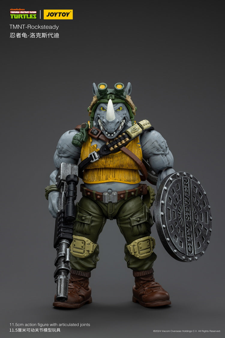 TMNT - 1/18 Scale Teenage Mutant Ninja Turtles - Rocksteady - Collectables > Action Figures > toys -  Joy Toy