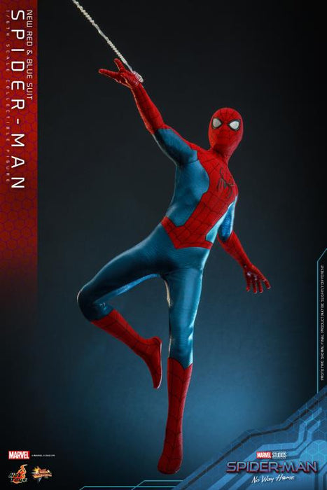 Spider-Man: No Way Home MMS679 Spider-Man (New Red and Blue Suit) 1/6th Scale Collectible Figure