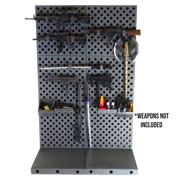 Super Action Stuff The Ultimate Weapons Rack Accessory Set - Collectables > Action Figures > toys -  HAPPYCAT INDUSTRIES