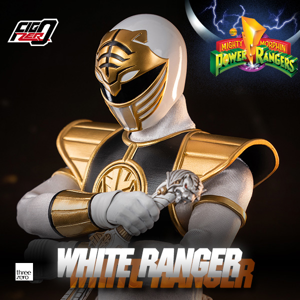 Three Zero Mighty Morphin Power Rangers - FigZero 1/6 White Ranger (preorder) - Collectables > Action Figures > toys -  ThreeZero