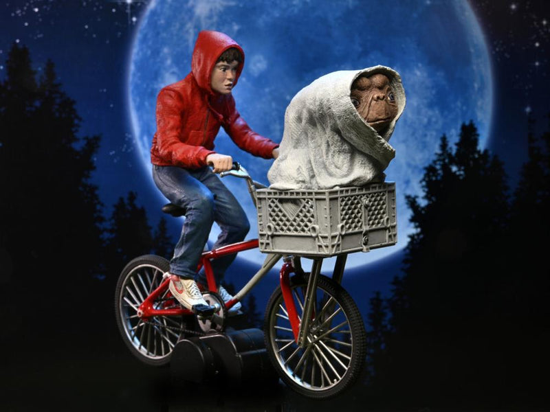 E.T. 40th Anniversary Elliot & E.T. on Bicycle 7" Scale Figure - Collectables > Action Figures > toys -  Neca