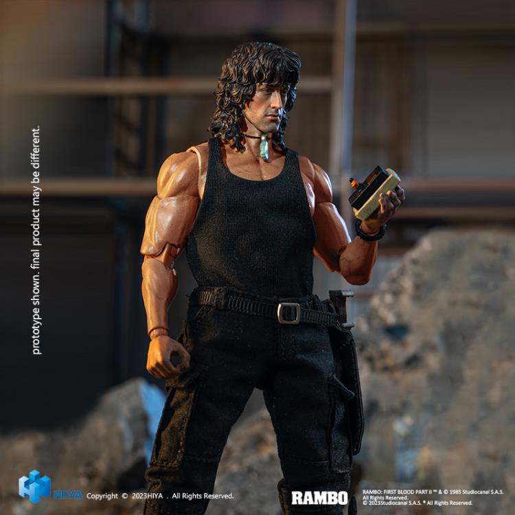 Rambo III Exquisite Super Series John Rambo 1/12 Scale Action Figure - Collectables > Action Figures > toys -  HIYA TOYS