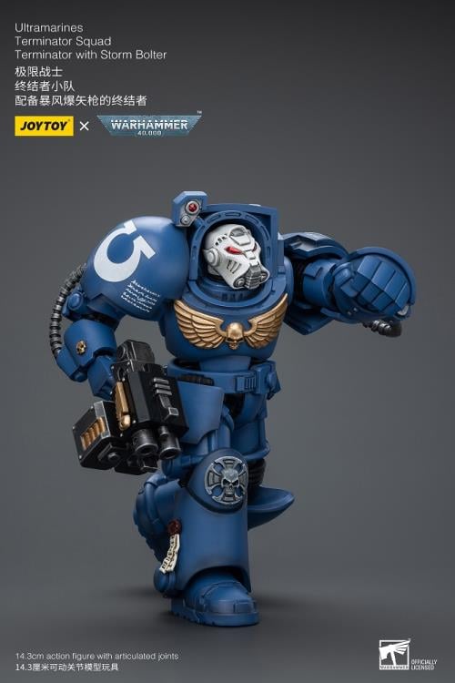 Warhammer 40K - Ultramarines - Terminator Squad Terminator with Storm Bolter - Collectables > Action Figures > toys -  Joy Toy