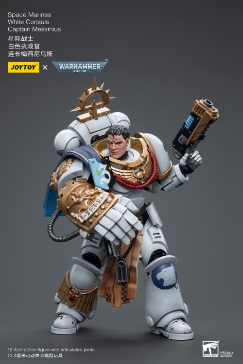 Warhammer 40k - Space Marines White Consuls -  Captain Messinius - Collectables > Action Figures > toys -  Joy Toy