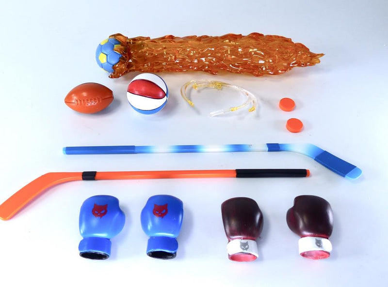 Game On! Super Action Stuff - Set B - Cats with Knives 2 Action Figure Accessory Set - Collectables > Action Figures > toys -  HAPPYCAT INDUSTRIES