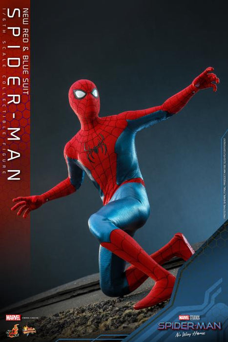 Spider-Man: No Way Home MMS679 Spider-Man (New Red and Blue Suit) 1/6th Scale Collectible Figure