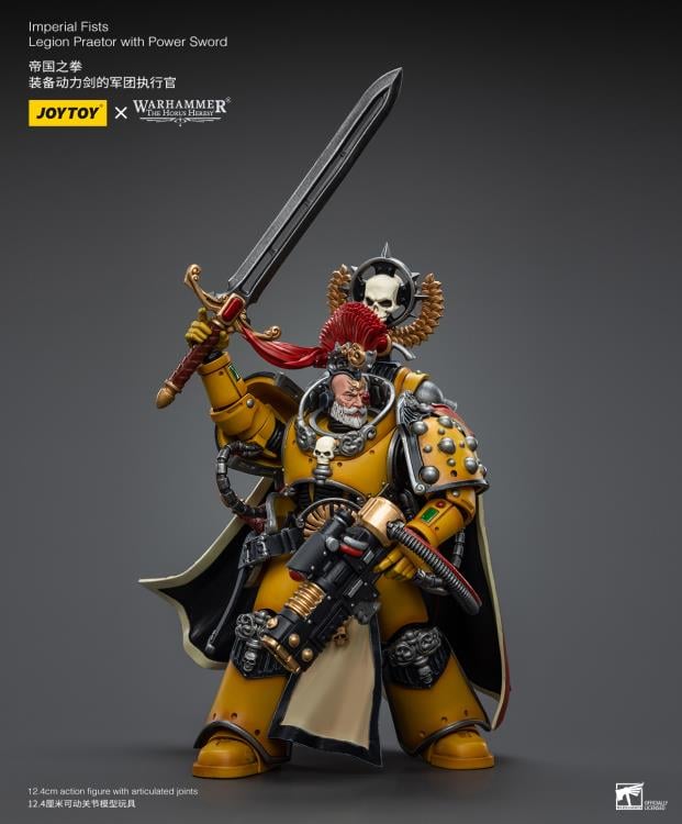 Warhammer 40K - The Horus Heresy - Imperial Fists  -  Legion Praetor with Power Sword - Collectables > Action Figures > toys -  Joy Toy