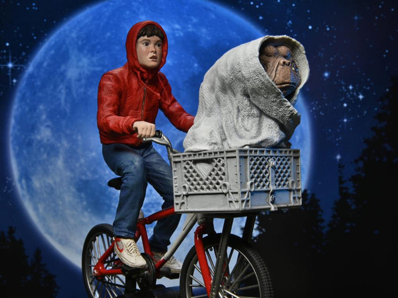 E.T. 40th Anniversary Elliot & E.T. on Bicycle 7" Scale Figure - Collectables > Action Figures > toys -  Neca