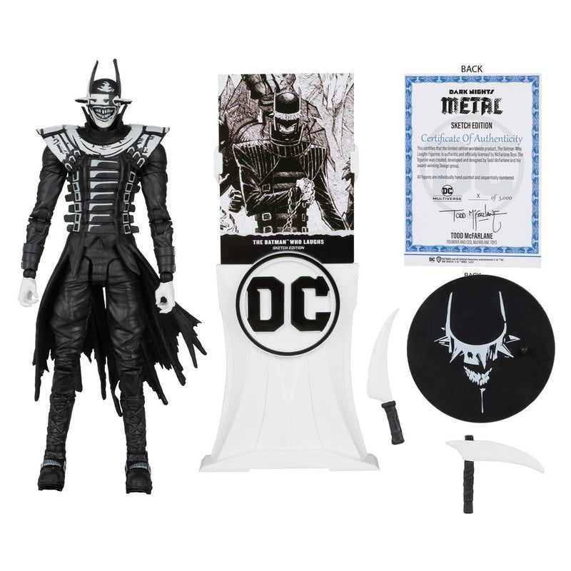 DC Batman Who Laughs Sketch Ed. 7-In Figure -  Exclusive - Collectables > Action Figures > toys -  McFarlane Toys