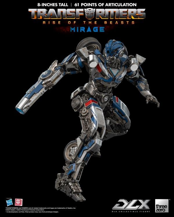 Transformers: Rise of the Beasts DLX Scale Collectible Series Mirage (preorder Q2 2025) - Collectables > Action Figures > toys -  ThreeZero