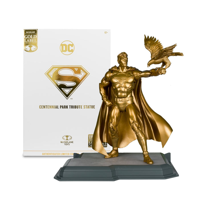 DC Multiverse SDCC Exclusive Gold Label Superman (Centennial Park Tribute)