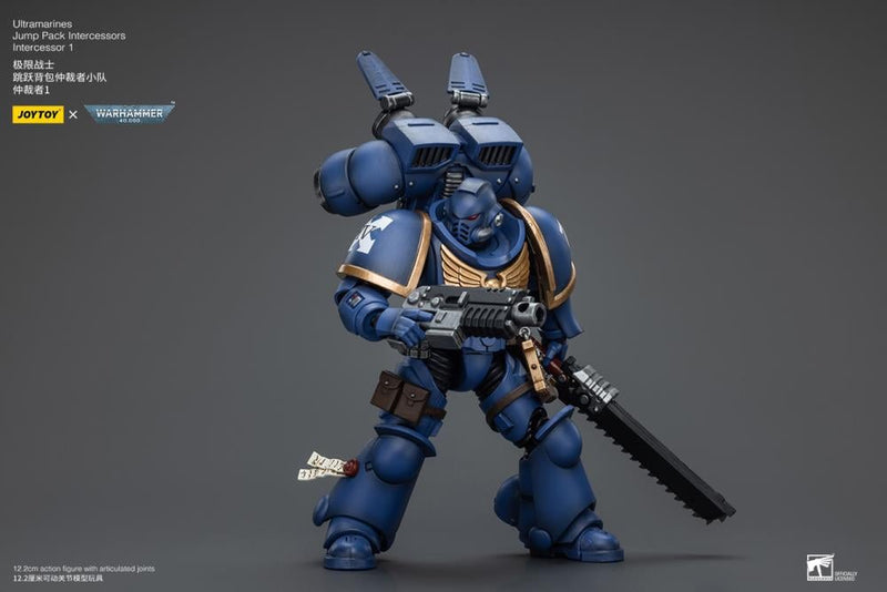 Warhammer 40K - Ultramarines - Jump Pack Intercessors Intercessor 1 - 1/18 Scale Action Figure - Collectables > Action Figures > toys -  Joy Toy
