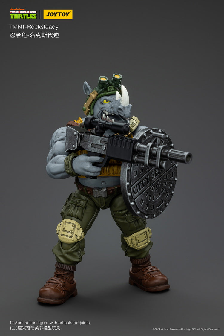 TMNT - 1/18 Scale Teenage Mutant Ninja Turtles - Rocksteady - Collectables > Action Figures > toys -  Joy Toy