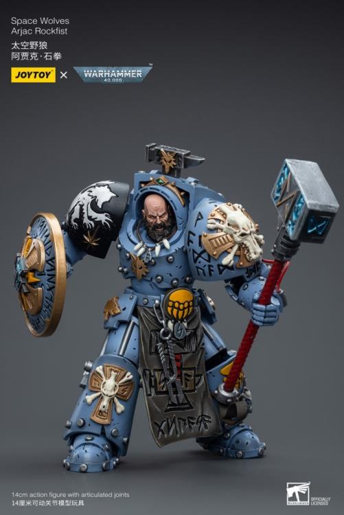 Warhammer 40K - Space Wolves - Arjac Rockfist - Collectables > Action Figures > toys -  Joy Toy
