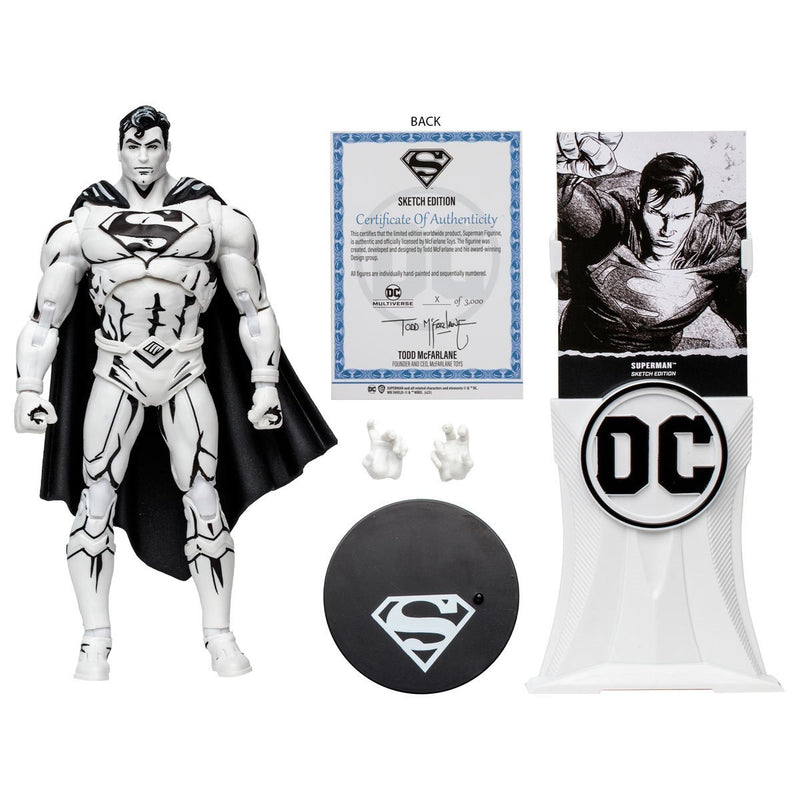 DC Superman Rebirth Sketch 7-In Figure - Exclusive - Collectables > Action Figures > toys -  McFarlane Toys