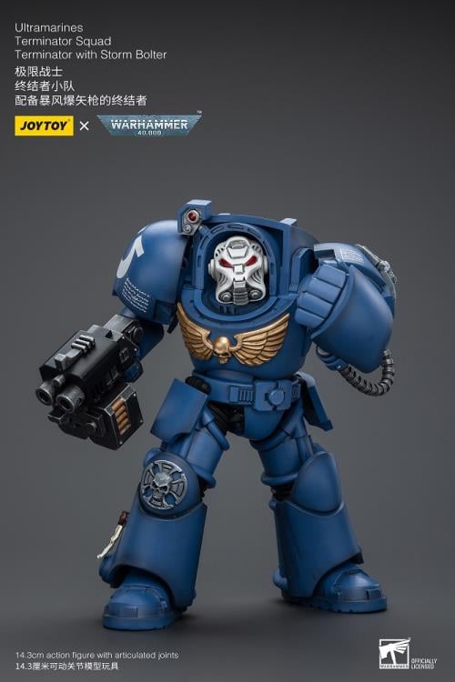 Warhammer 40K - Ultramarines - Terminator Squad Terminator with Storm Bolter - Collectables > Action Figures > toys -  Joy Toy