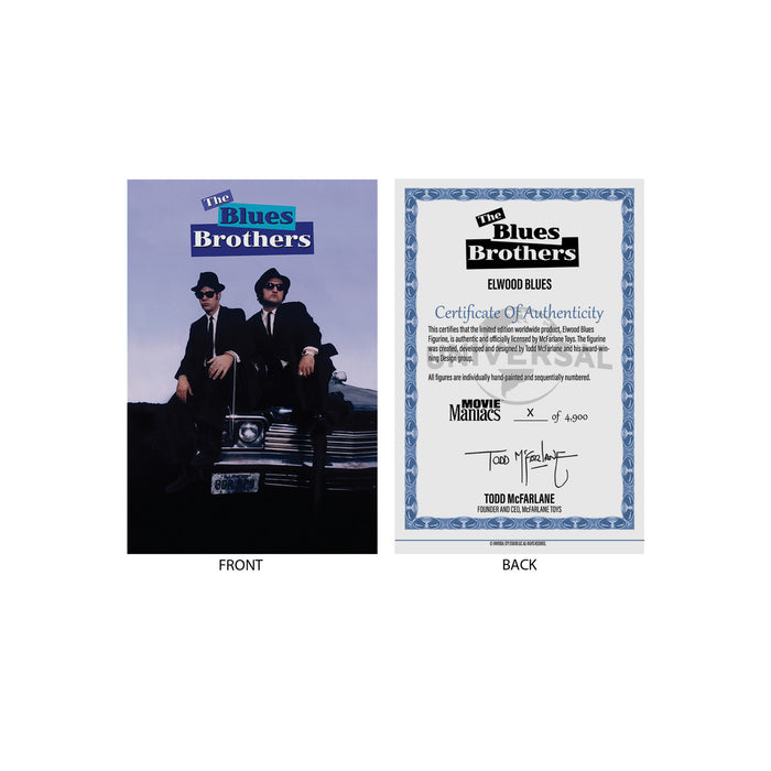 Jake & Elwood (Movie Maniacs: The Blues Brothers) 6" Posed Figures 2-Pack Gold Label - Exclusive