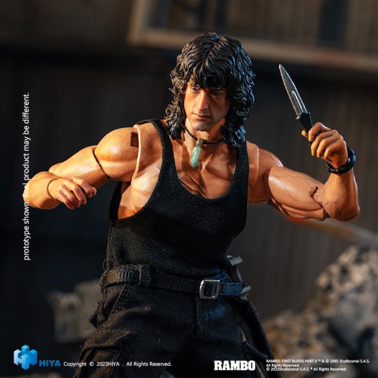 HIYA TOYS 1/12 ランボーⅢ フィギュア Rambo III Exquisite Super Series John Rambo 1/12 Scale