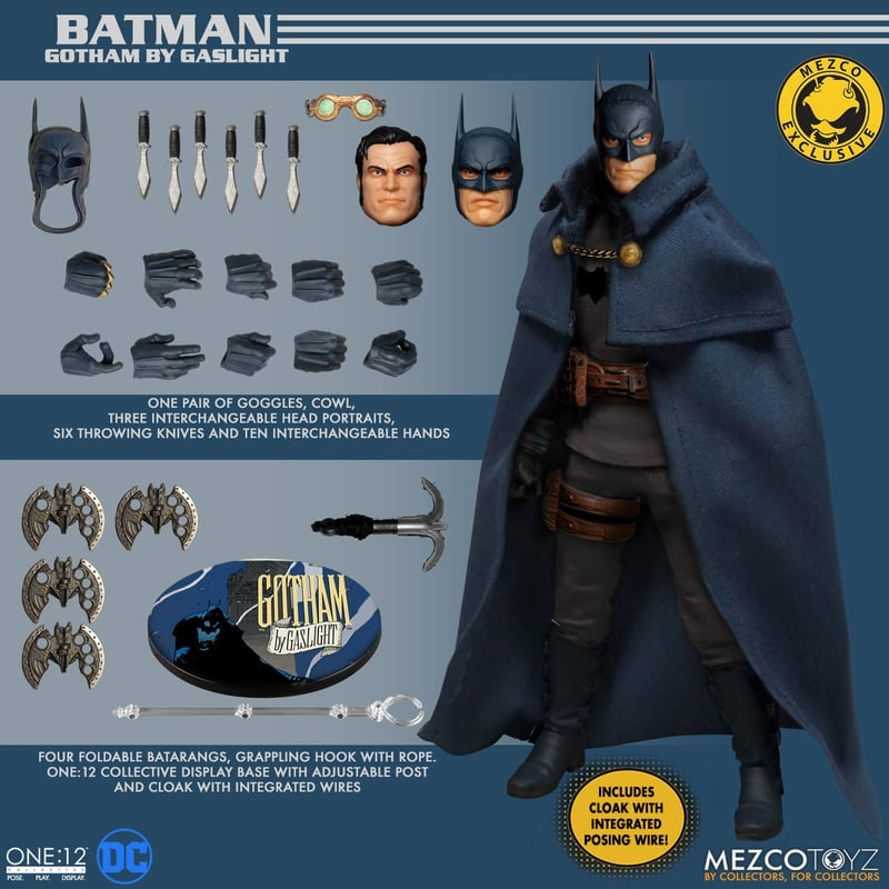 ONE:12 COLLECTIVE -  BATMAN  - GOTHAM BY GASLIGHT - Exclusive (preorder June 2024) - Collectables > Action Figures > toys -  MEZCO TOYS