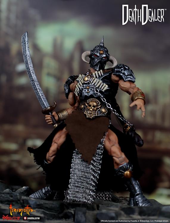Frank Frazetta's Death Dealer & Steed 1/12 Scale Limited Edition Action Figure Set (preorder Q2 2025) - Collectables > Action Figures > toys -  EXECUTIVE REPLICAS