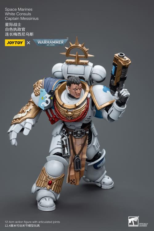 Warhammer 40k - Space Marines White Consuls -  Captain Messinius - Collectables > Action Figures > toys -  Joy Toy