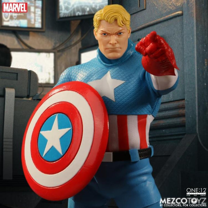 Marvel Comics One:12 Collective Captain America - Silver Age  (preorder Nov/Dec) - Collectables > Action Figures > toys -  MEZCO TOYS