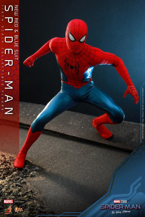 Spider-Man: No Way Home MMS679 Spider-Man (New Red and Blue Suit) 1/6th Scale Collectible Figure